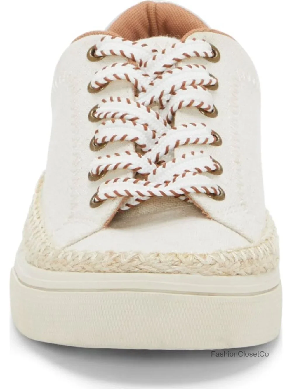 Lucky Brand Cheynas Women's Linen Sneakers Espadrilles Platform Flat